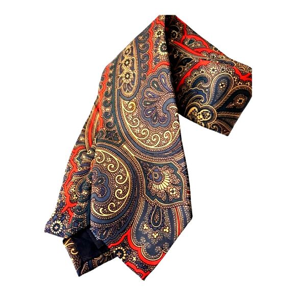 Robert Talbott Other - Robert Talbott for Satel's Silk Paisley Necktie Handmade (rare) Vintage Tie